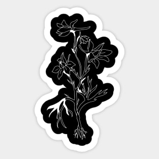 Delphinium Sticker